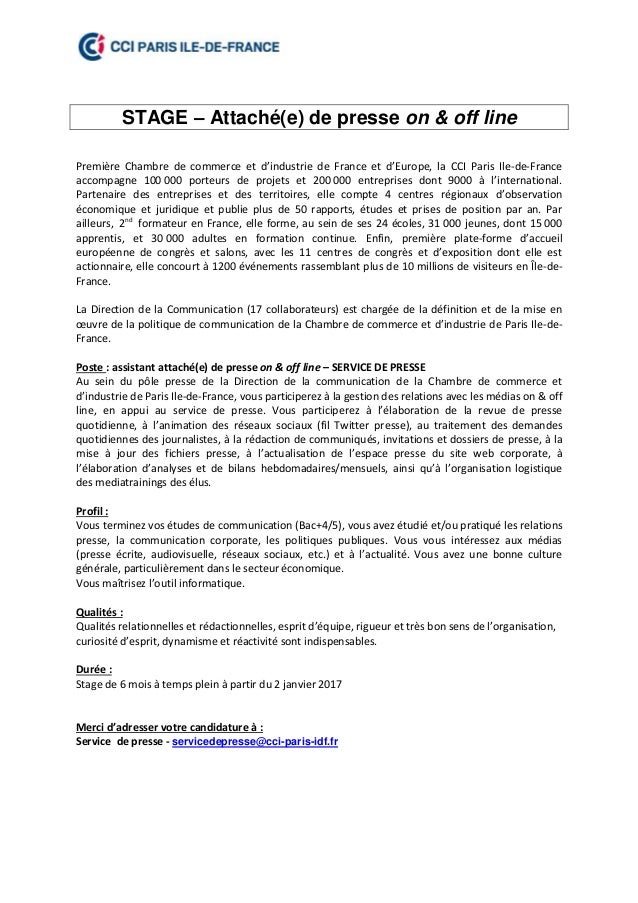 stage attaché de presse paris stage attaché de presse paris